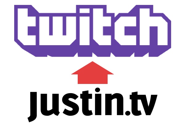 Twitch to JustinTV - brand transformation
