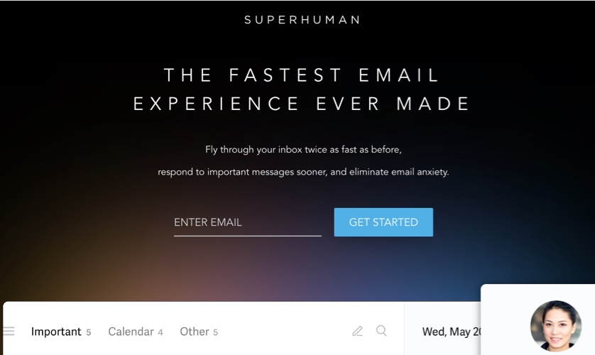 Messaging strategy example - Superhuman