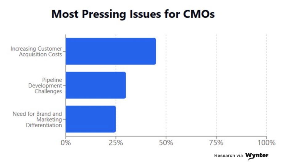 Most pressing issues for CMOs in 2025